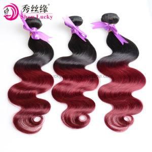Hot Beauty Real 100% Unprocessed Thick and Clean Remy Peruvian Human Hair Products Red Body Wave for Salon