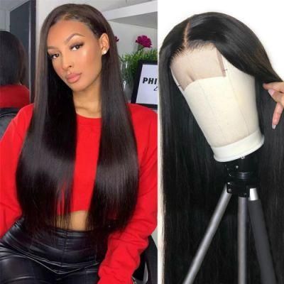 Wholesale Lace Front Wigs Straight Lace Cloure Hair Wigs 4X4 Lace Cloure Hair Wigs 150 Density Brazilian Virgin Human Hair Wigs 20 Inch