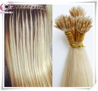 Nano Ring Cuticle Hair Extensions Remy Human Hair Nano Ring Hair Extension