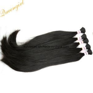 Unprocessed Bulk Human Hair No Weft Natural Color Silk Straight Virgin Braiding Indian Hair Bulk