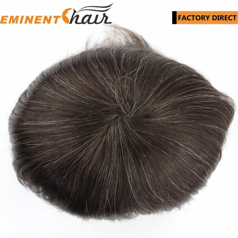 Factory Direct Human Hair Men Toupee PU