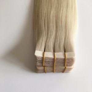 60# Us Tape Skin PU Weft Virgin Remy Human Hair Extensions