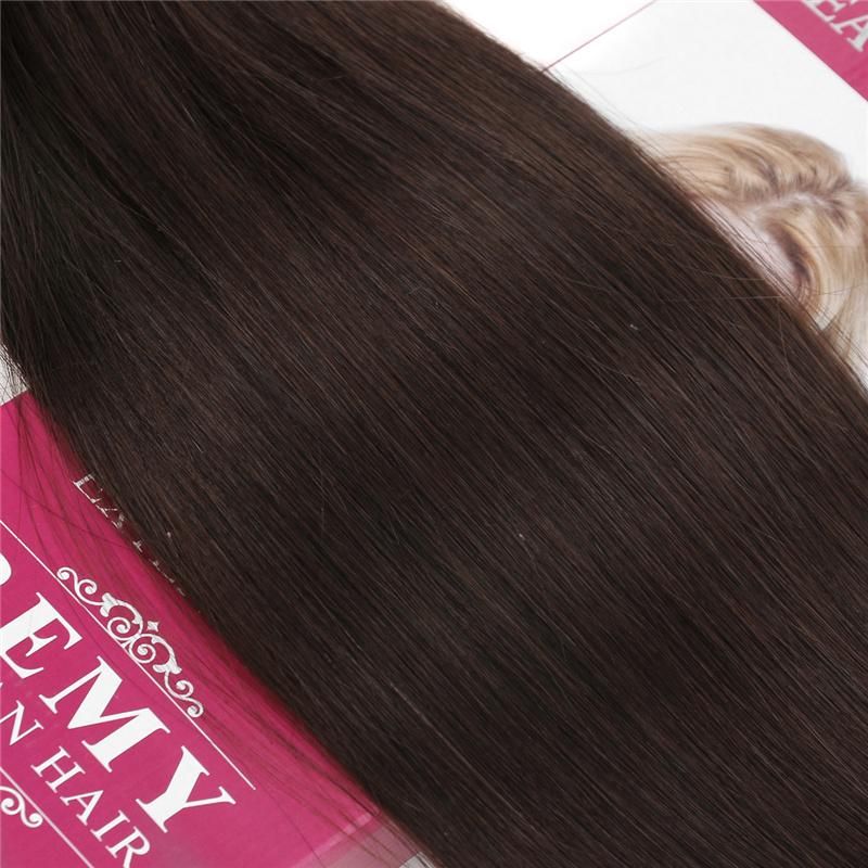 Wholesale Remy 100% Clip in Human Hair Extensions Double Drawn Human Hair Clip Extensions