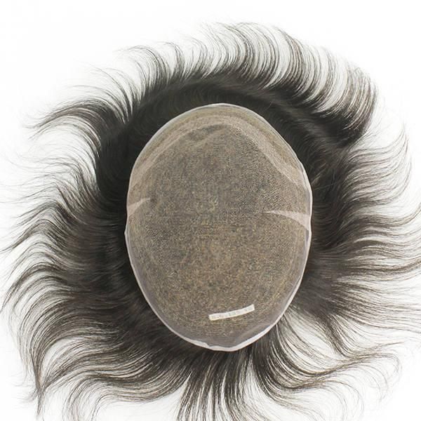 Invisible Knots Natural Hairline Swiss Lace and French Lace Hair Replacement