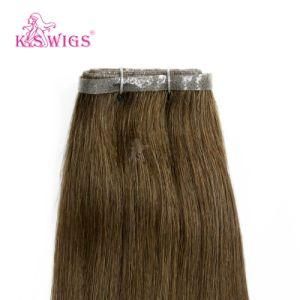 100% India Human Virgin Keratin PU Skin Weft Hair Extension