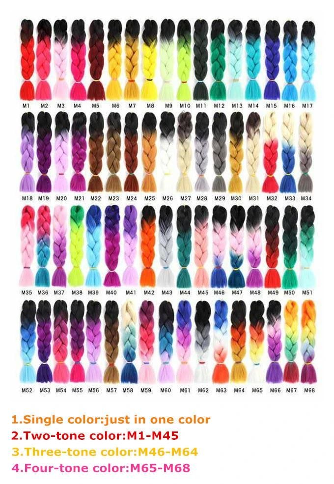 Wendyhair Wholesale Two Tone Color Braiding Hair Jumbo Braids Hair