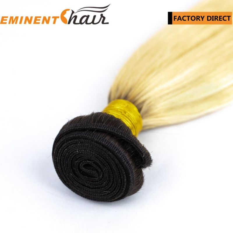 T-Color Virgin Hair Straight Hair Weft, 100% Human Hair Extension