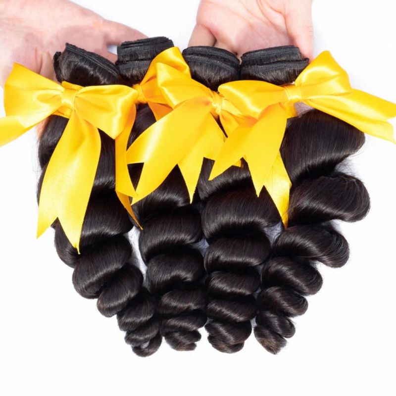 Brazilian Loose Wave Bundles Bundle Bundles 100% Remy Human Hair Extensions Human Hair Weave Bundles
