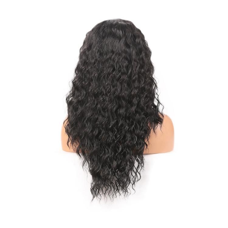 Wholesale 13X4 Synthetic Fiber Lace Front Middle Part Curly Wig