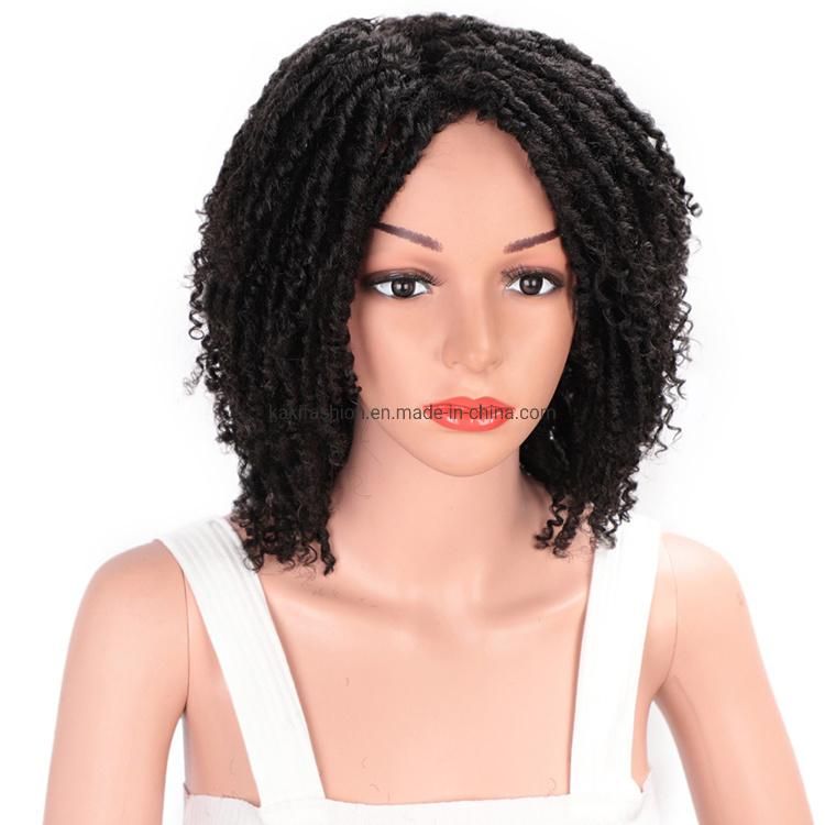 Crochet Braids Twist Jumbo Faux Locs Synthetic Wigs for Black Women Afro Black Hair