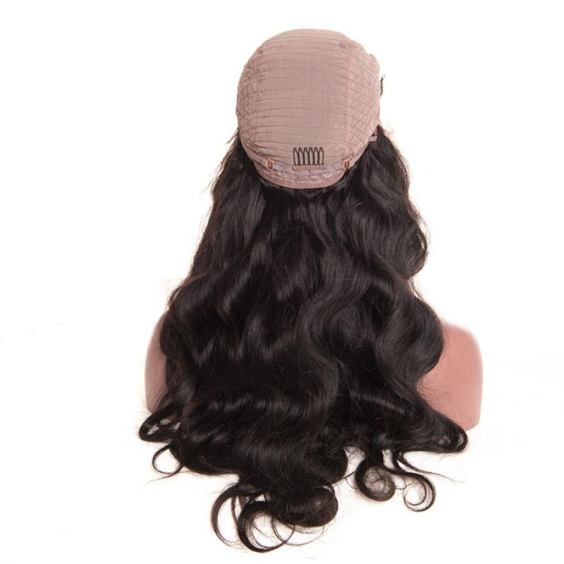 Silk Hair Glueless Lace Front Human Hair Wig for Black Women Malaysian Body Wave Pre Plucked Lace Front Wigs