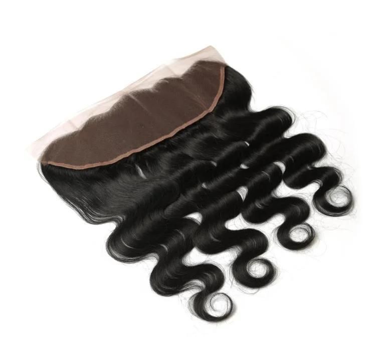 Body Wave Bundles with Frontal 13X4 Lace Frontal with Bundles Peruvian 100% Human Hair Bundles with Frontal Closure for Women