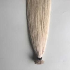 New Grey# Keratin Flat Tip Brazilian Virgin Remy Human Hair Extensions