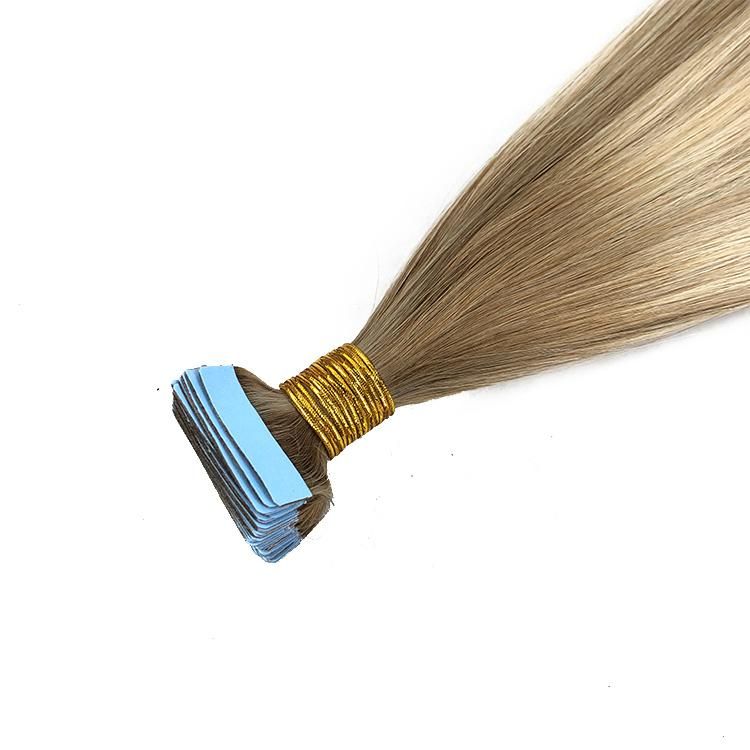 12A Raw Cuticle Aligned Russian 100% Human Hair Tape in Hair Extensions