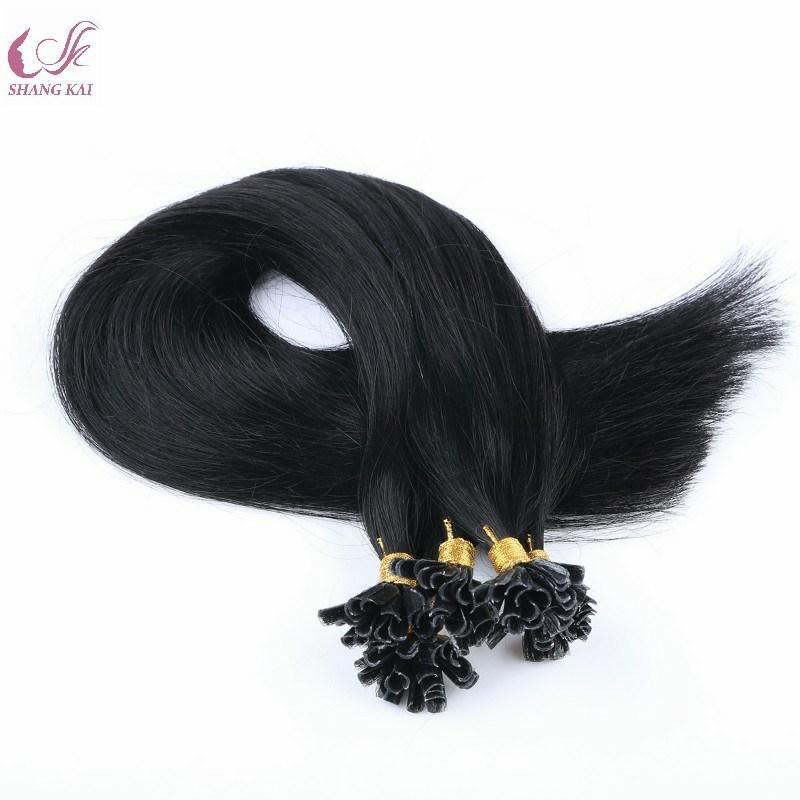 Top Quality Double Drawn Virgin Remy India Silver Hair Extensions U Tip Hair