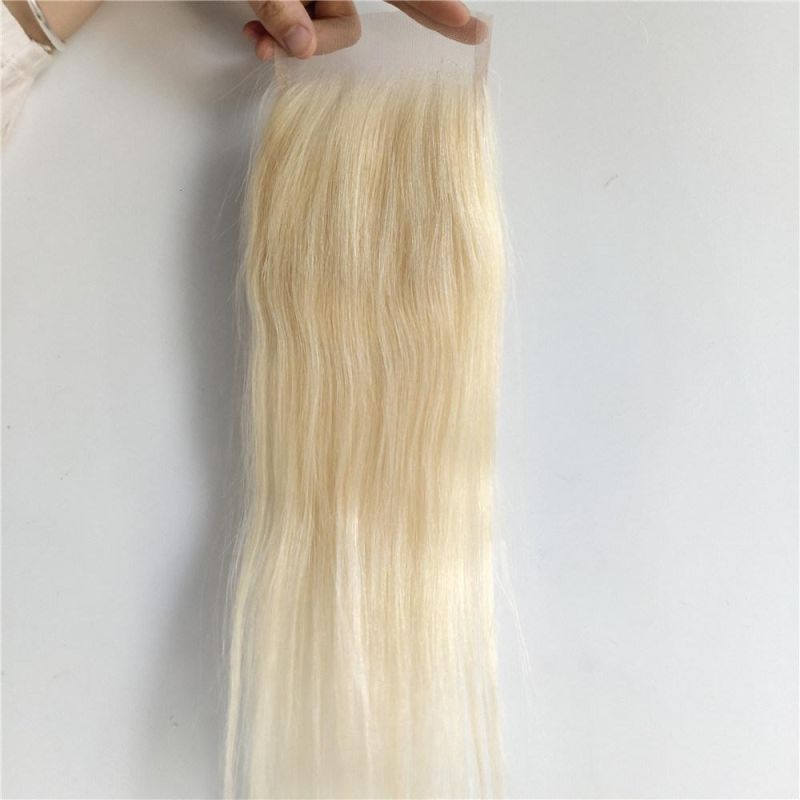 613 Blonde Brazilian Human Hair 4*4 Closure