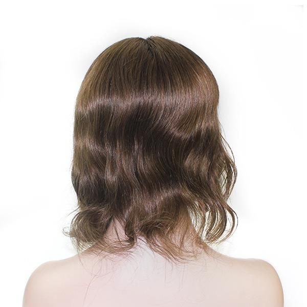 Hair System Super Thin Skin with Fine Welded Mono Front for Women