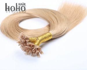 Hoho Hair 100% Bohemia Human Remy Hair Blonde Keratin U Tip Hair Extensions