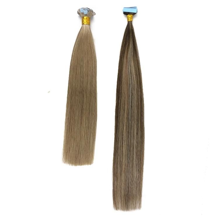 12A Raw Virgin 100% Human Hair Double Drawn Tape in Hair Extensions
