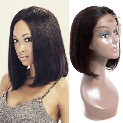 Straight Short Bob Wig Brazilian Human Hair Wigs Lace Front Wig for Women