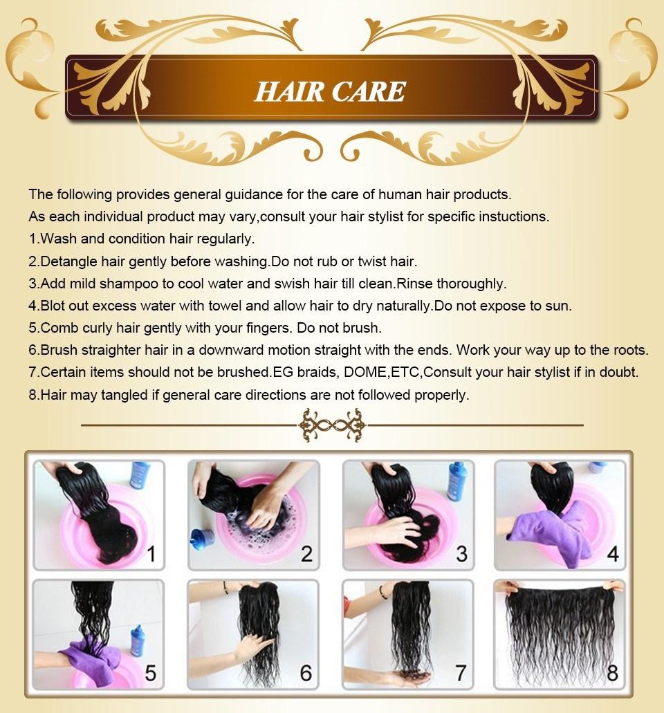Free Sample 100% Unprocessed 10A Grade Raw Virgin Cuticle Aligned Hair