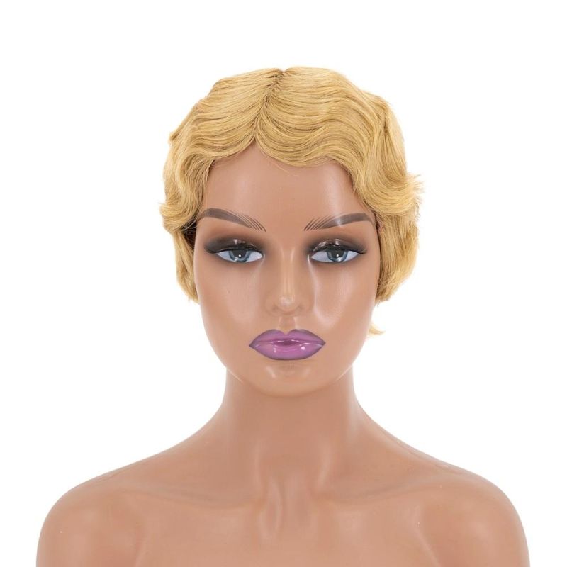 Kbeth Short Women Wig Ombre Brown Color 2021 Fashion Cool Long Lasting 10 Inch 12 Inch 613 Brazilian Virgin 10A Custom Ladies Wigs for Holiday Season