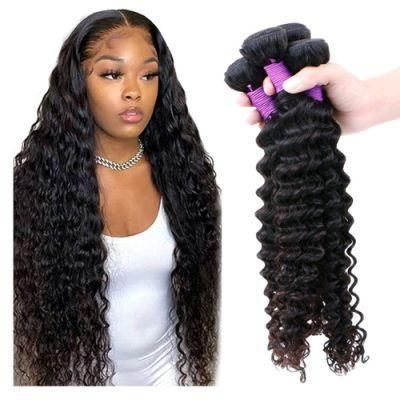 Kbeth Wholesale Human Hair 100% Brazilian Deep Wave Virgin Hair Bundles 40 Inch Double Drawn Hair Extensions China Vendors