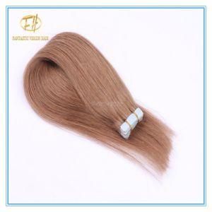 Customized Color High Quality Double Drawn Tape Hairs Extension Hairs with Factory Price Ex-036