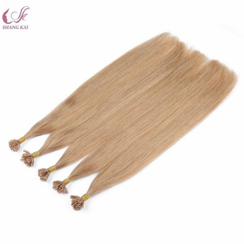 Silk Straight Top Grade Sample Available Blonde Hair Drawn Vietnamese Remy Flat/U/I Tip Hair