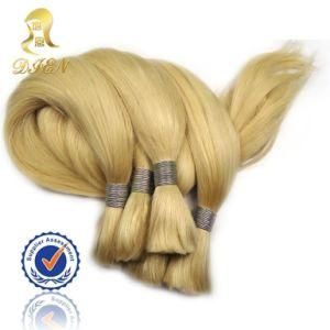 Wholesale Raw Unprocessed Brazilian Hair Bulk Blonde Color 100 Human Hair