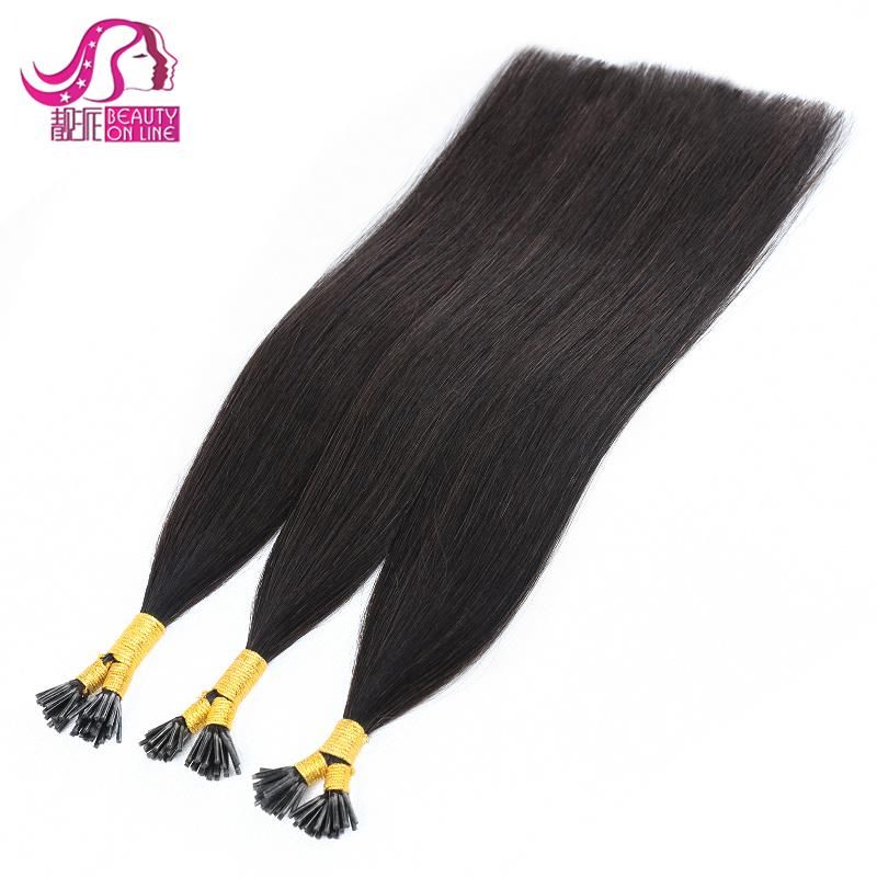 16" 20" 24" 1g/S 50g 100g Indian Remy Human Hair Keratin U Nail Tip Straight Hair Extensions Pre Bonded Human Hairpieces