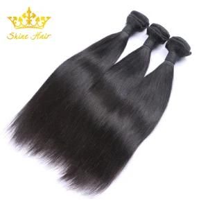 100% Remy Brazilian Human Hair for Natural Black Color Hair Bundles Straight