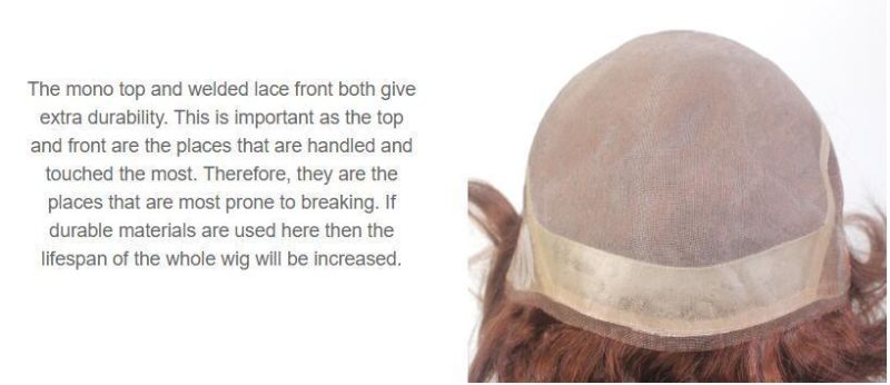 Men′s Luxury Hair Replacement Toupee Hair Piece - Mastered Crafted French and Skin Base