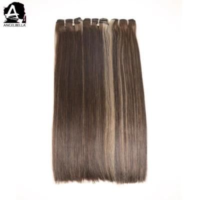 Angelbella New Arrival Sdd Super Double Drawn Sdd Hair Silky Straight 4#27# Remy Hair Bundles