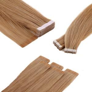 Customized Color Size Flat Weft Remy Hair Extensions, Double Drawn