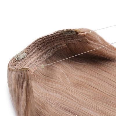 Double Drawn 100% Remy Human Hair Halo Hair Extensions