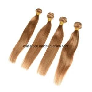 Best Selling Human Hair Brazilian Straight Color #27 Straight Hair Weave in Stock