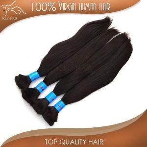 High Quality Grade 5A Braiding Human Hair, Bulk Hair, Straight Virgin Malaysian Hair