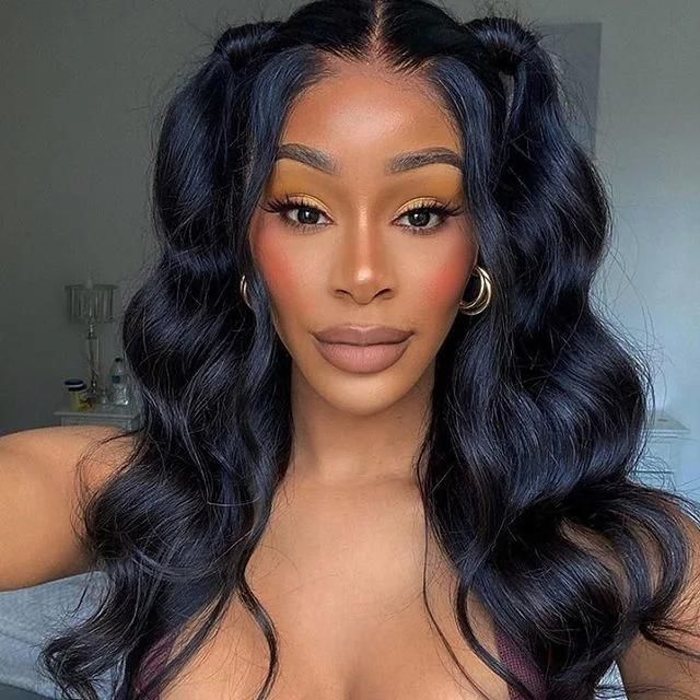 Kbeth Human Hair Extension Popular Wholesale Body Wave Brazilian Wig Virgin Full Lace Wig Wth Baby Hair Sexy Unprocessed 7A Brazilian Human Hair Extensions