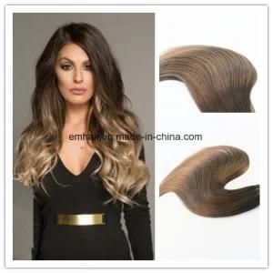 Balayage Color #2#8 Fashion Color High Quality Hair Weaving Hair Weft Remy Straight Hair Extension 100g Per Bundle in Stock
