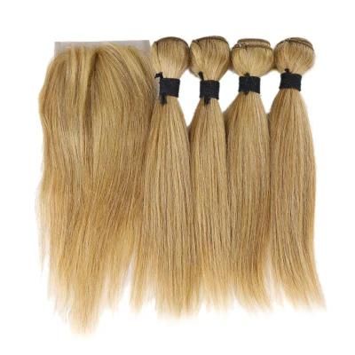 Cheap Price 100% Human Hair 4 Bundles with Closure Pack Deal