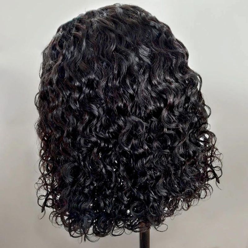 Natural Wave Cuticle Aligned Brazilian Human Hair Lace Wig