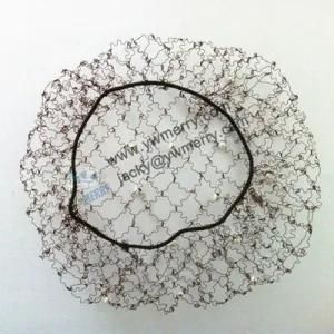 Top Quality Hairnet with Manmade Pearls for Royal and Noble