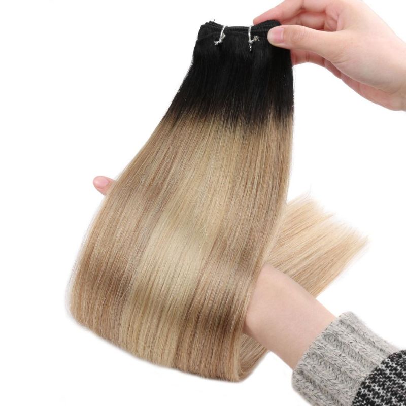 Unprocessed Brazilian Straight Wholesale 24inch Ombre Human Hair Extensions Weave Bundles