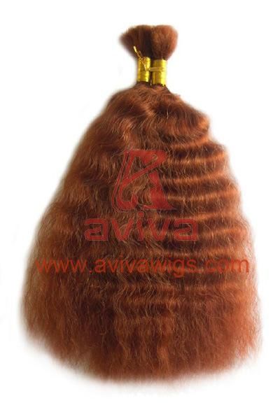 Raw Curly Human Hair Bulk Virign Hair Extension