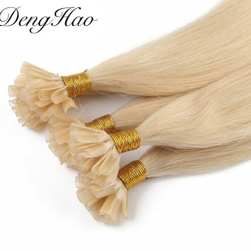 Wholesale Top Quality Prebonded Human Russian Hair I V U Flat Tip Keratin Hair Extensions