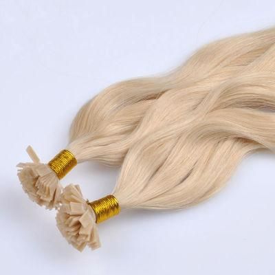 Qingdao Factory 100% Human Hair 1g Flat-Tip Human Hair Extensions.