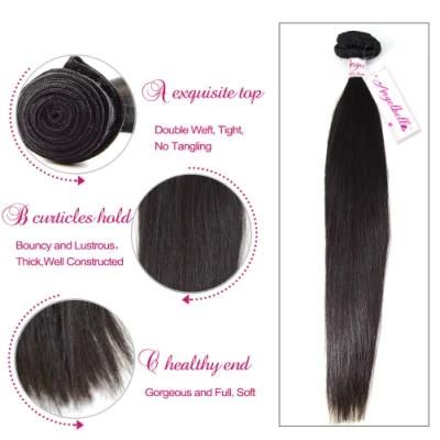Angelbella 100% Virgin Mink Brazilian Hair Weave Bundles Human Hair Extensions Products