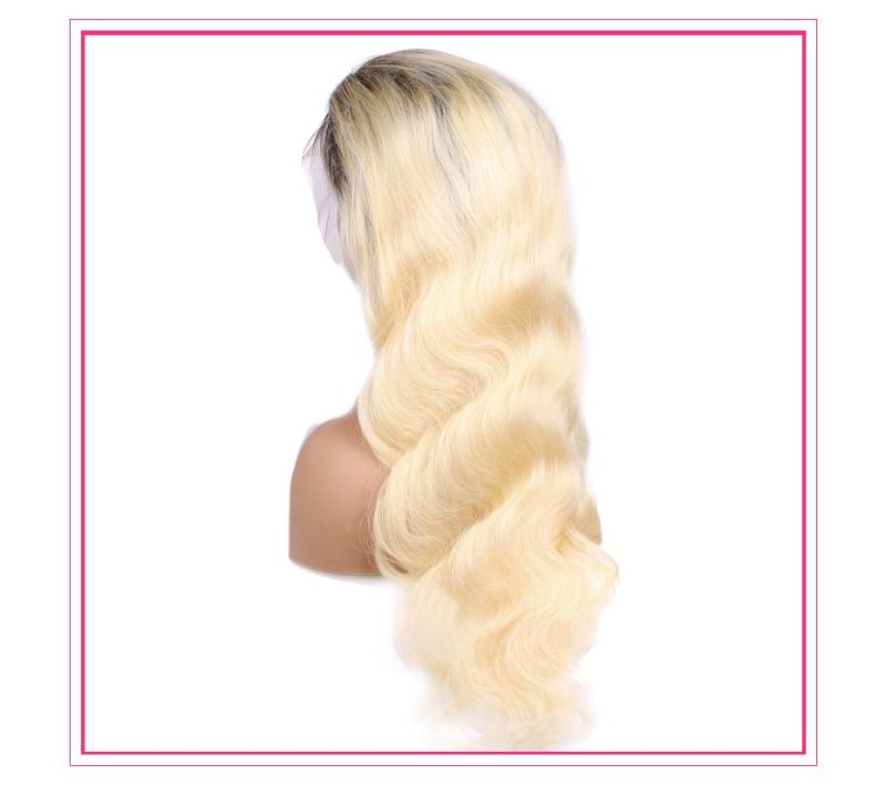 Ombre Pre Plucked Body Wave Lace Front Wig Brazilian Hair Wigs 1b 613 Colored Human Hair Wigs for Women HD Transparent 13X4 13X6 Lace Frontal Wig