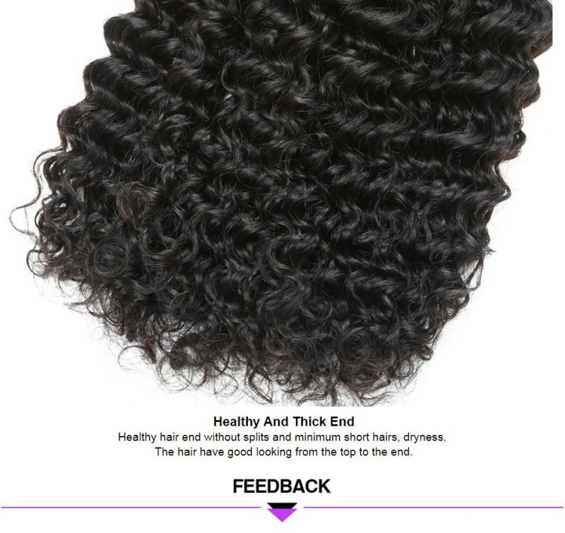 16inch Deep Wave Bundles Brazilian Hair Bundles Human Hair Extensions 1PCS Remy Hair Weave Bundles